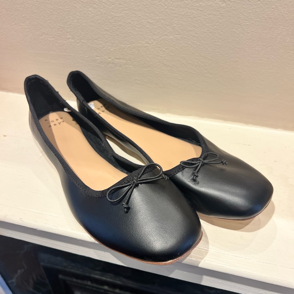 a new day Classic Black Flats